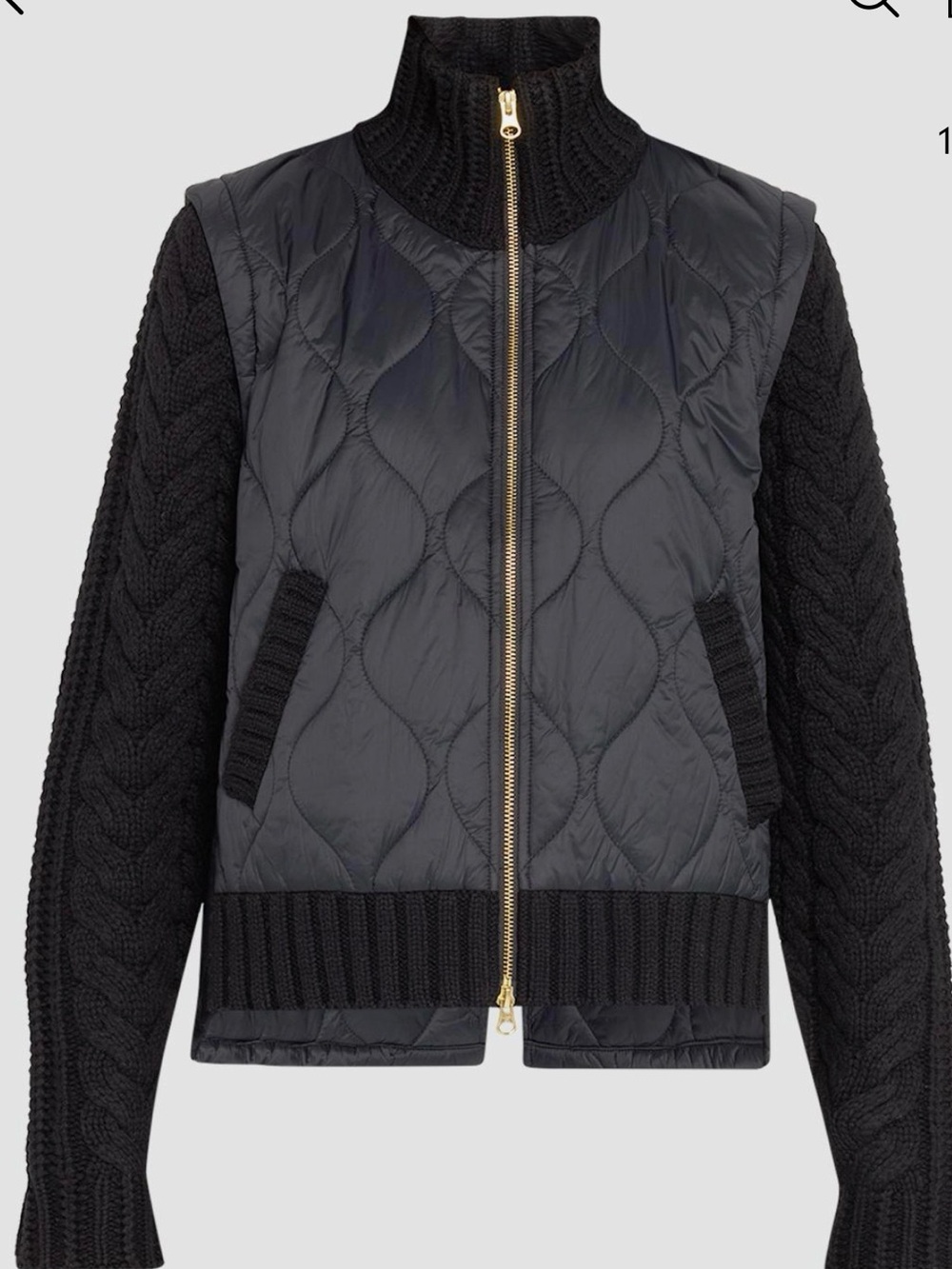 Veronica Beard Patra quilted wool blend jacket